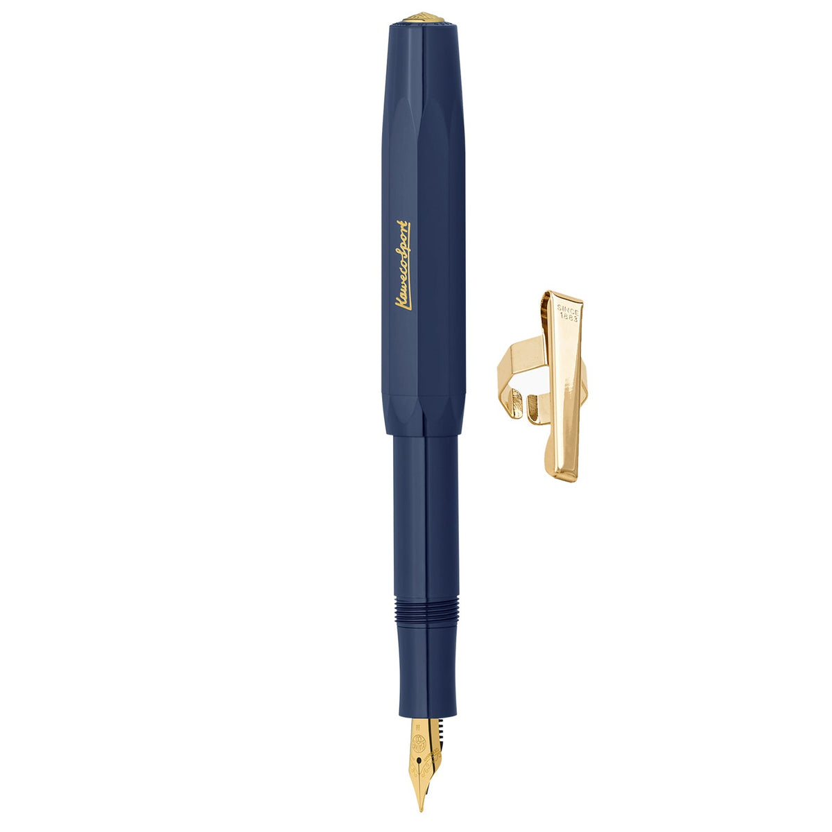 Buy Kaweco Classic Sport Fountain Pen - Navy (Double Broad) Online @ Tata  CLiQ Luxury