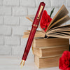 Click Aristocrat Marble Red GT Fountain Pen CLK1250MR