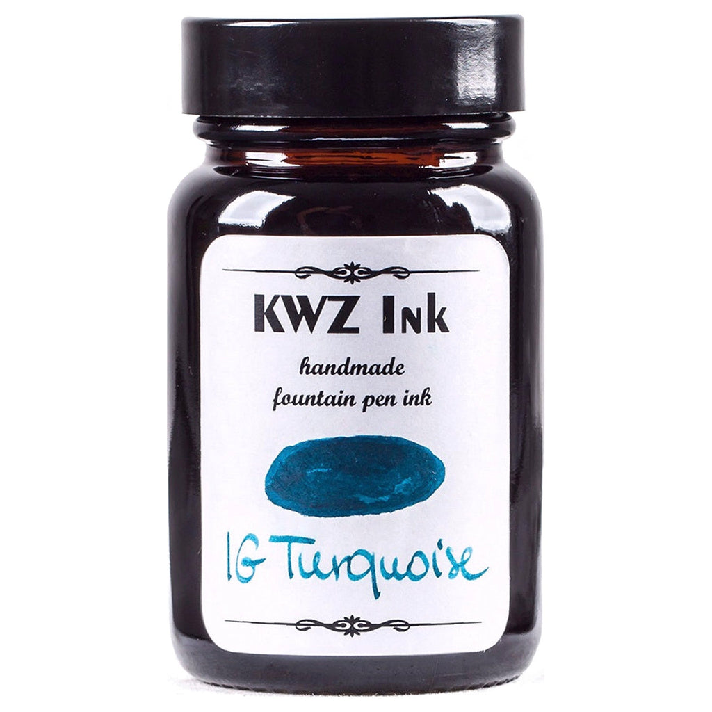 KWZ Iron Gall Ink Bottle (Turquoise - 60 ML) 1107-IG