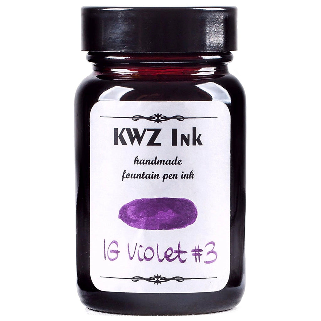 KWZ Iron Gall Ink Bottle (Violet 3 - 60 ML) 1501-IG