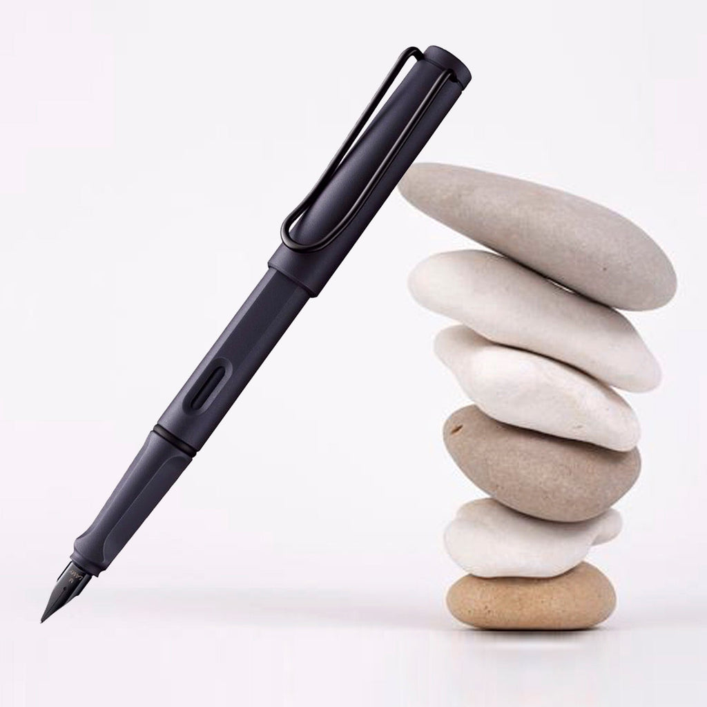 Lamy 0E2 Safari Steel Black Fountain Pen (Special Edition)