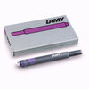 Lamy T10 Ink Cartridge (Violet - Pack of 5) 1605783