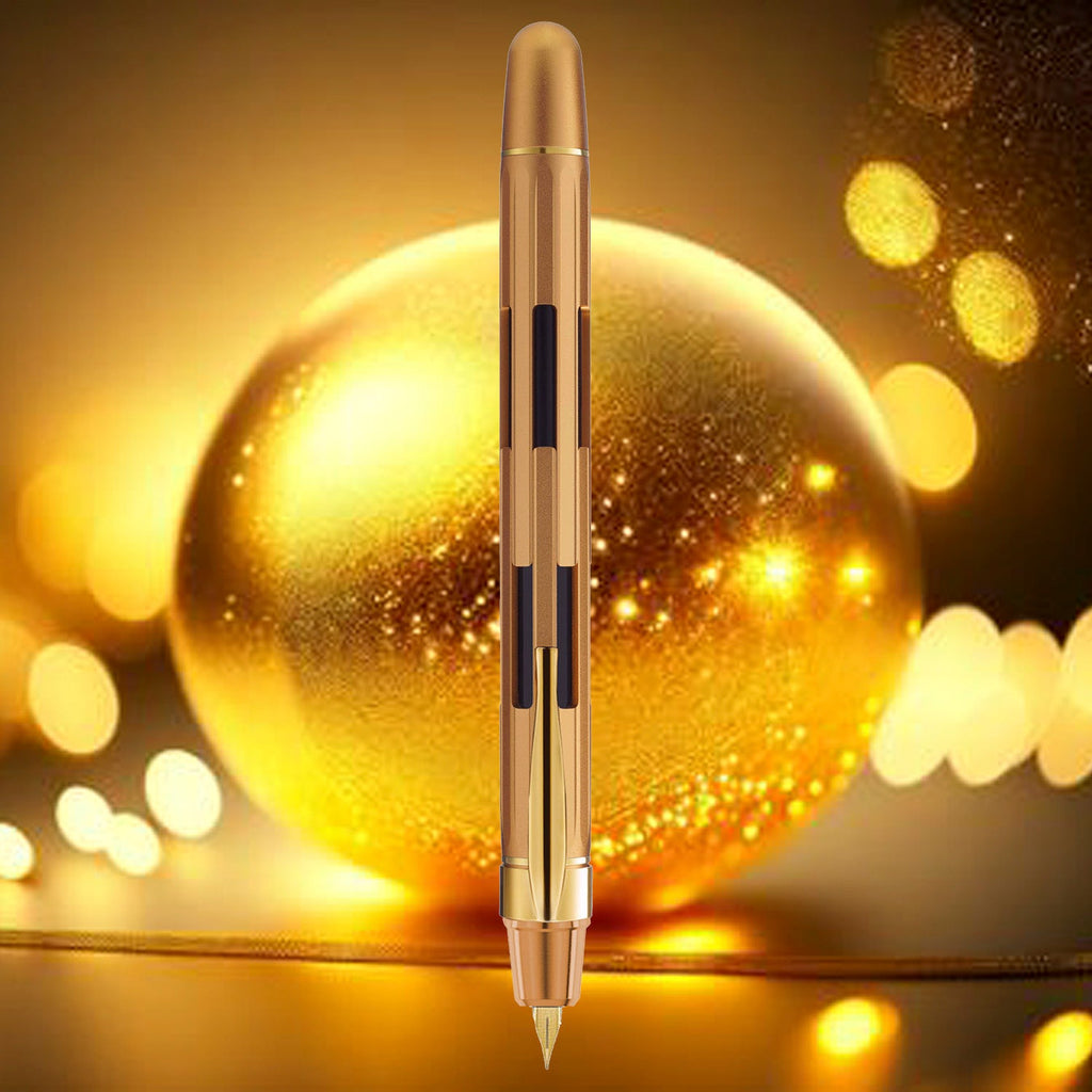 Nahvalur Eclipse Pure Gold GT Fountain Pen