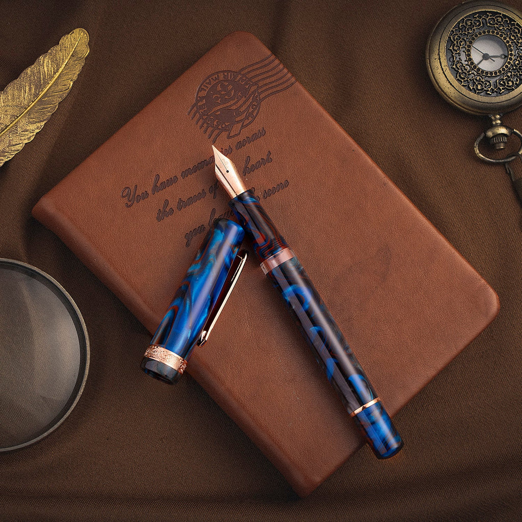 Nahvalur Schuylkill Dragonet Sapphire RGT Fountain Pen (Limited Edition)