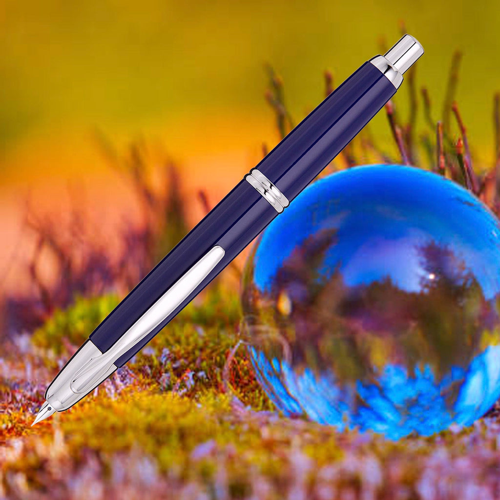 Pilot Capless Blue/Rhodium CT Fountain Pen