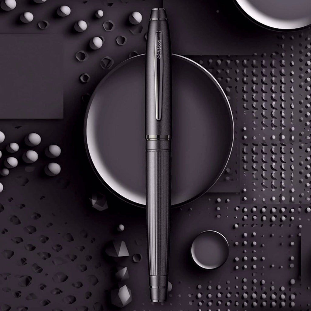 Scrikss Noble 350 Matt Black Fountain Pen