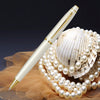 Scrikss Noble 35 Pearl White GT Ballpoint Pen 78690