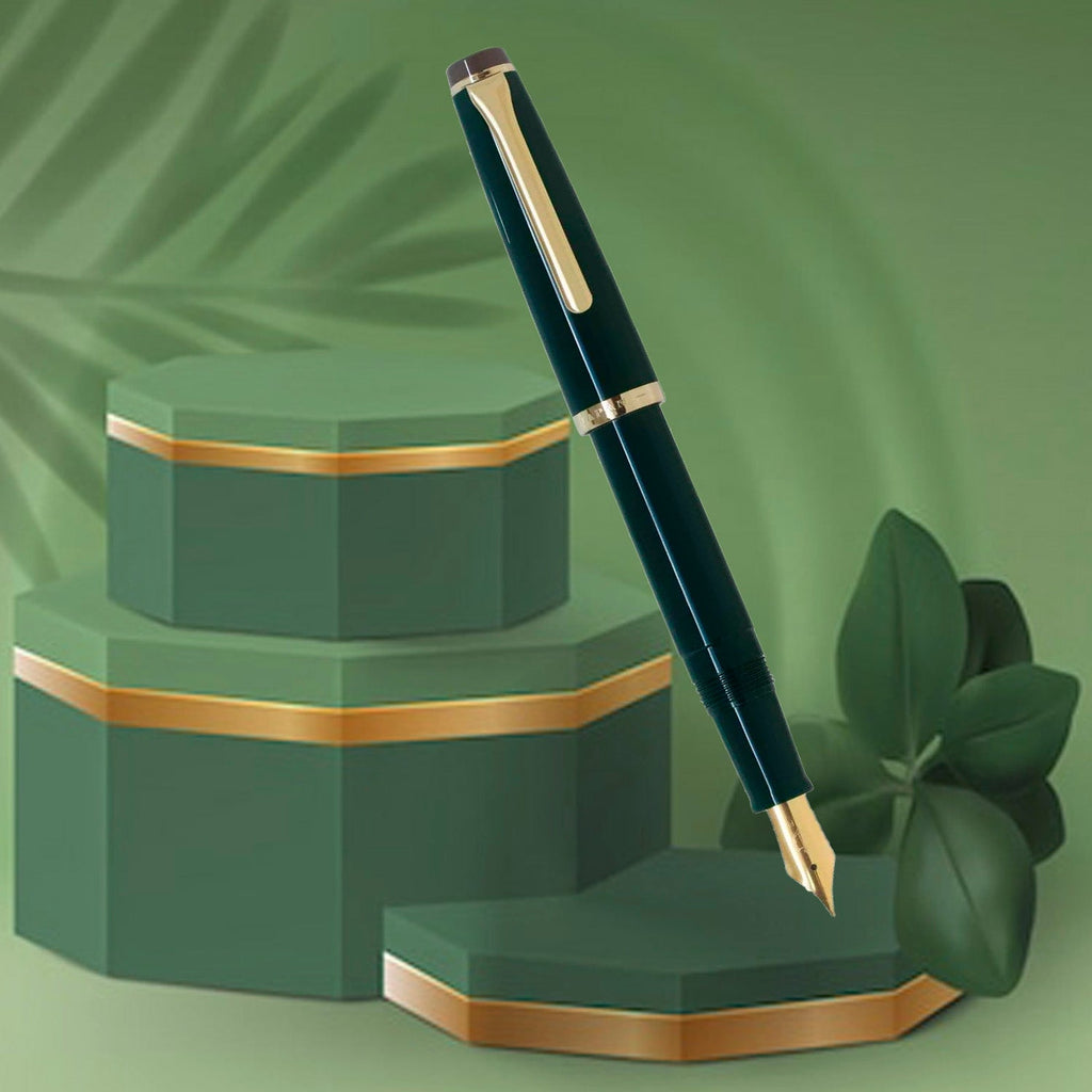 Sailor Lecoule Teal Green GT Fountain Pen 11-0333-360