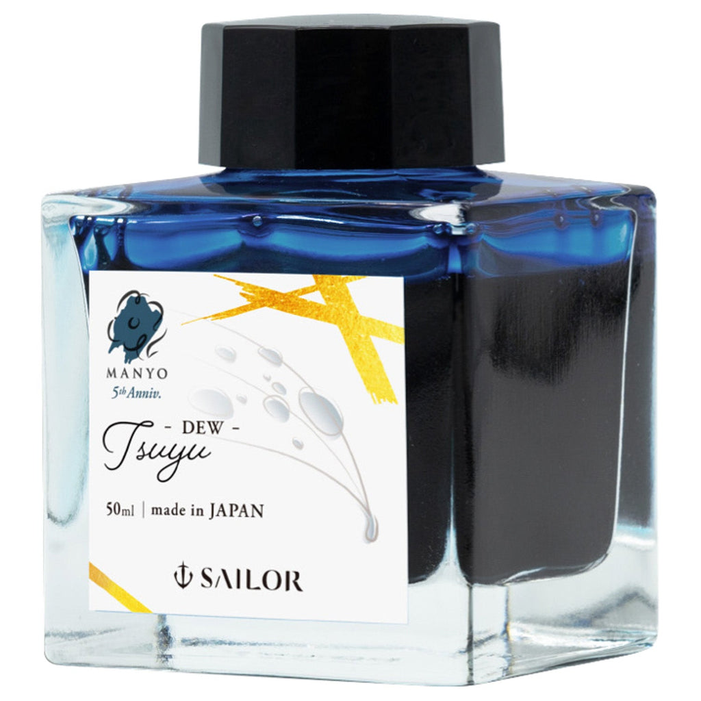 Sailor Manyo 5th Anniversary Ink Bottle (Tsuyu - 50 ML) 13-2009-302 (Limited Edition)