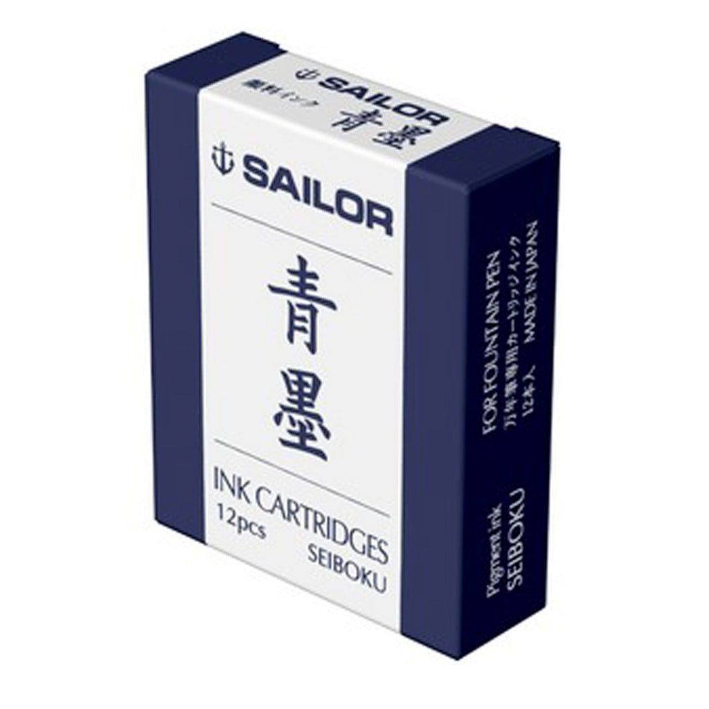 Sailor Pigment Ink Cartridge (Seiboku - Pack of 12) 13-0604-142