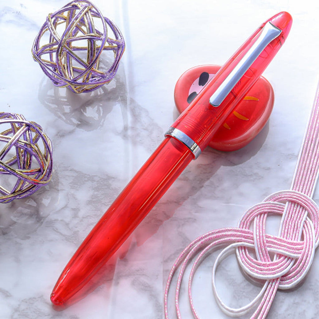 Sailor Profit Junior Transparent Red CT Fountain Pen (Limited Edition)