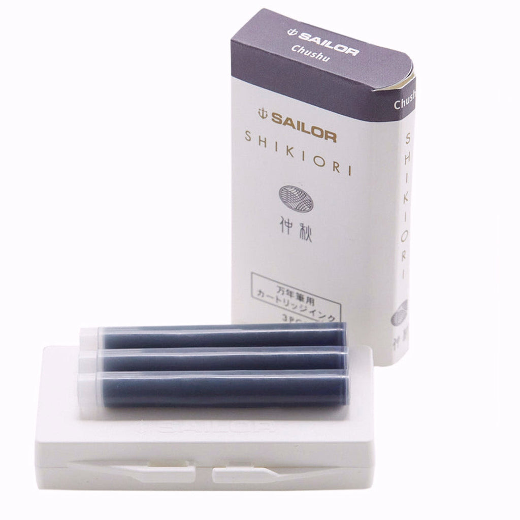 Sailor Shikiori Ink Cartridge (Chu Shu - Pack of 3) 13-0350-216