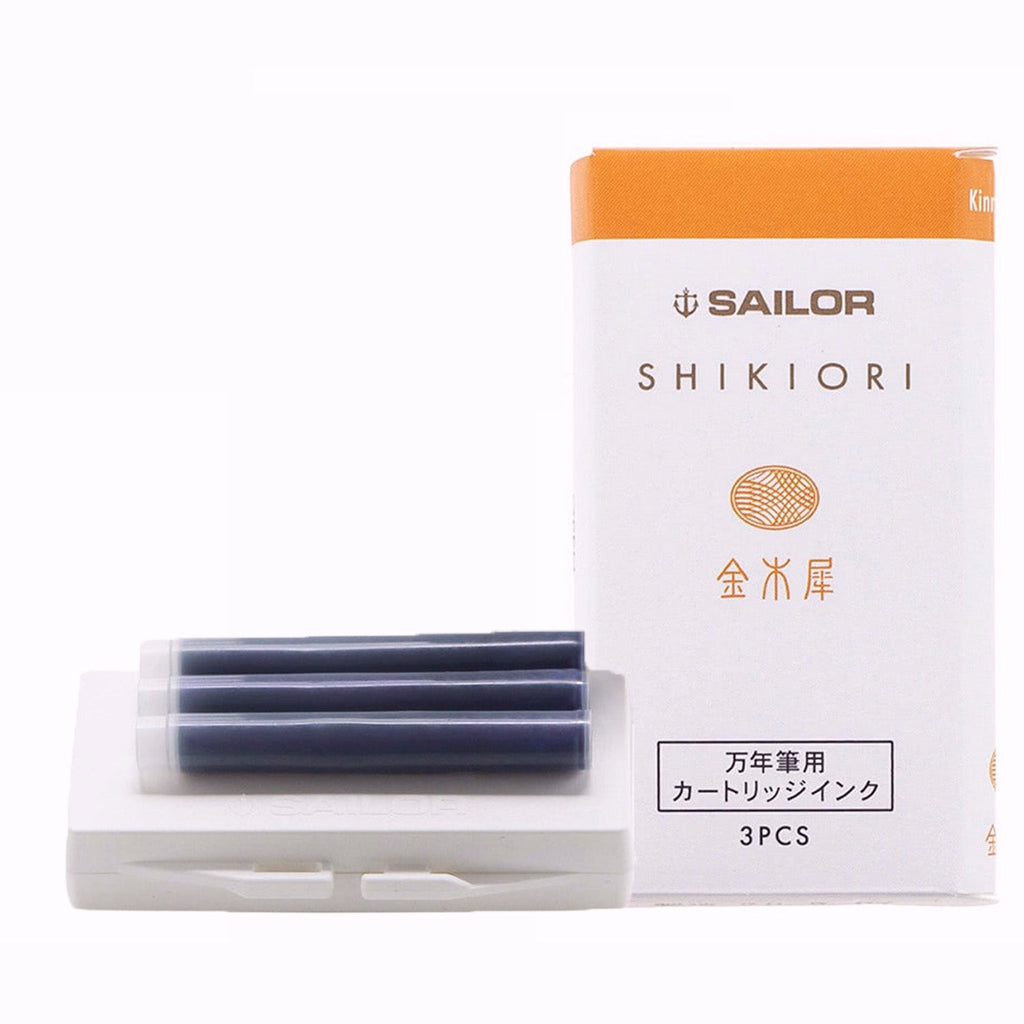 Sailor Shikiori Ink Cartridge (Kinmokusei - Pack of 3) 13-0350-215