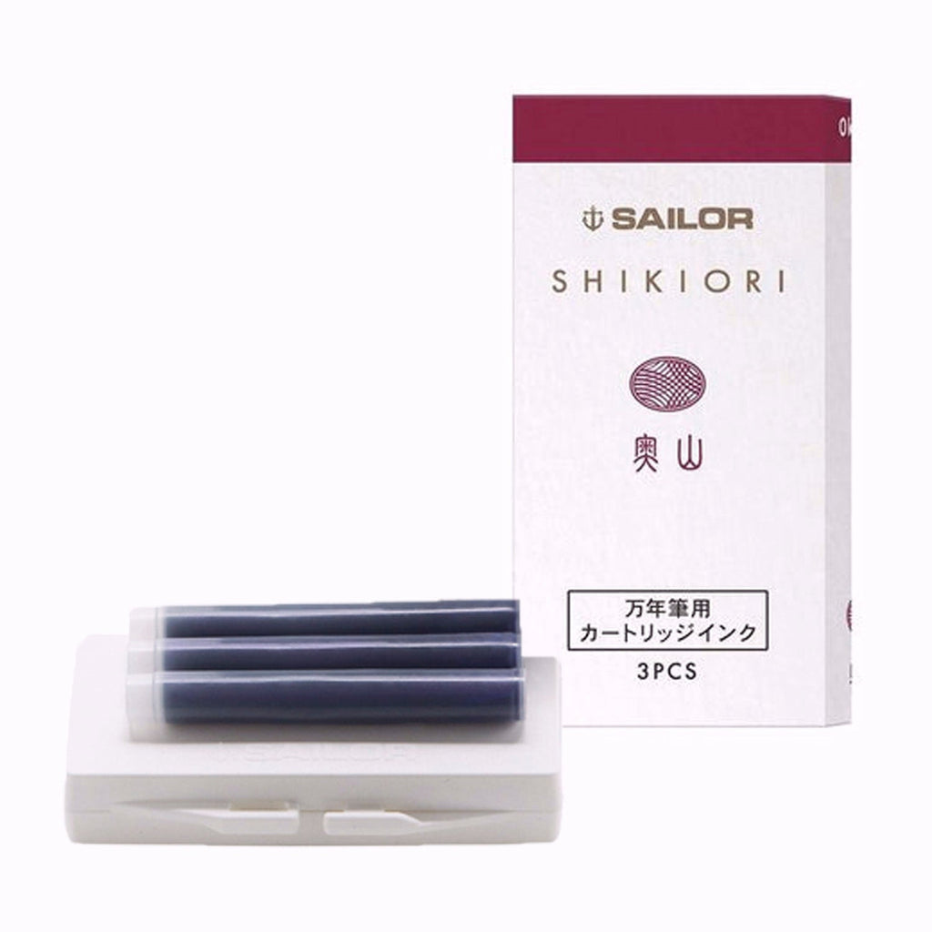 Sailor Shikiori Ink Cartridge (Okuyama - Pack of 3) 13-0350-208