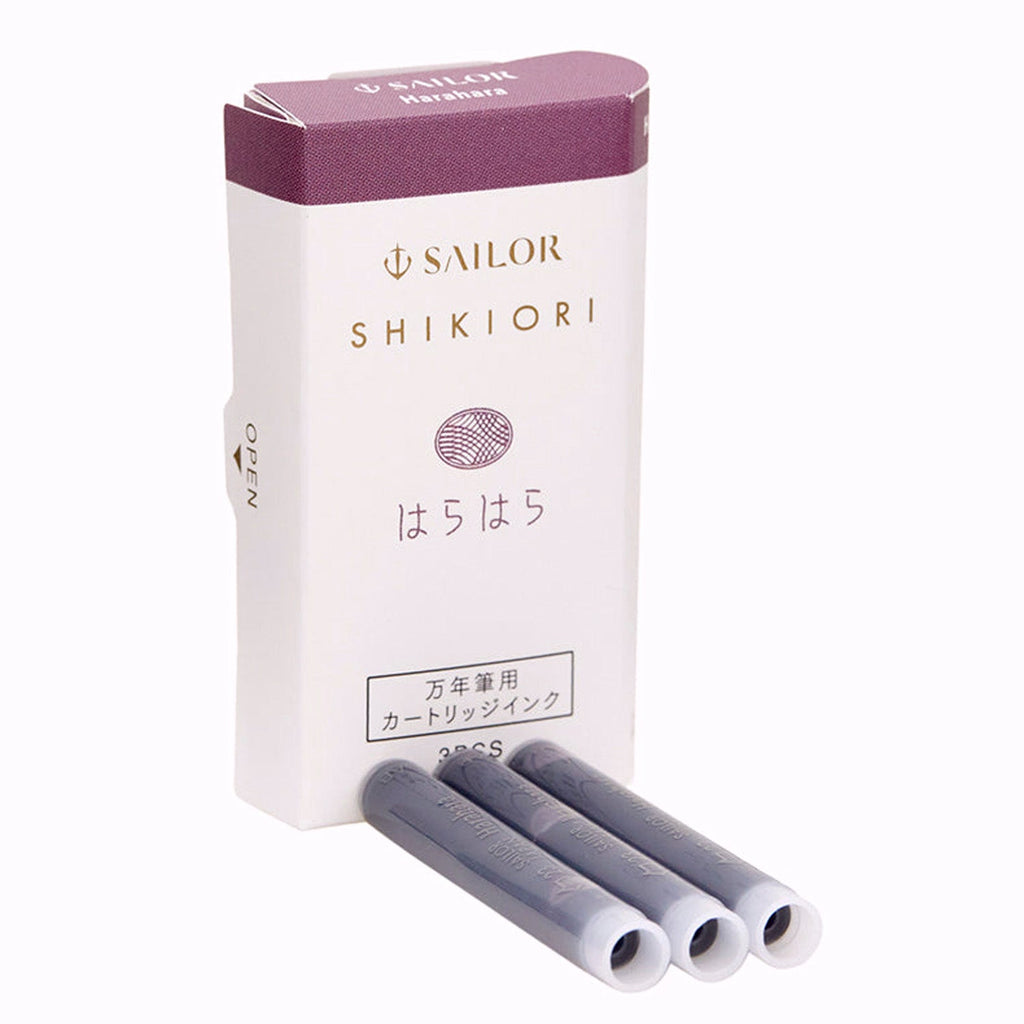 Sailor Shikiori Sound Of Rain Ink Cartridge (Harahara - Pack of 3) 13-0350-223