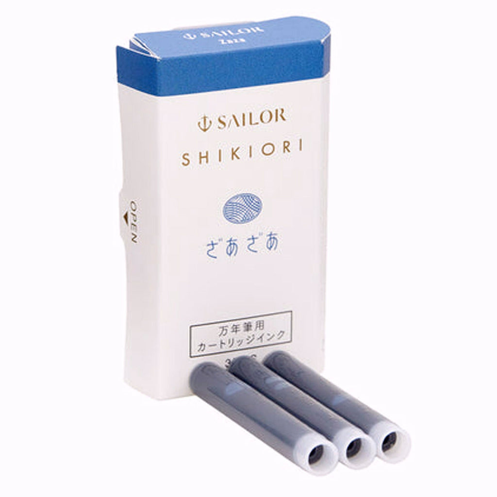 Sailor Shikiori Sound Of Rain Ink Cartridge (Zaza - Pack of 3) 13-0350-222