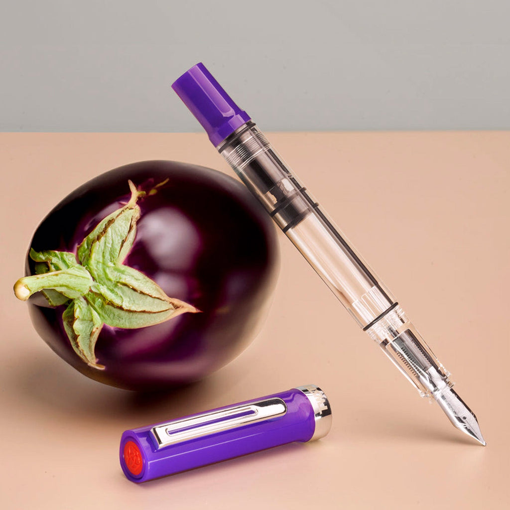 Twsbi Eco T Eggplant Purple CT Fountain Pen