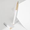 Ystudio Classic Revolve White Roller Ball Pen 1CRLP0001WHX