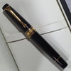 قلم حبر أورورا أوبتيما أسود من الذهب عيار 14 قيراط 997-N