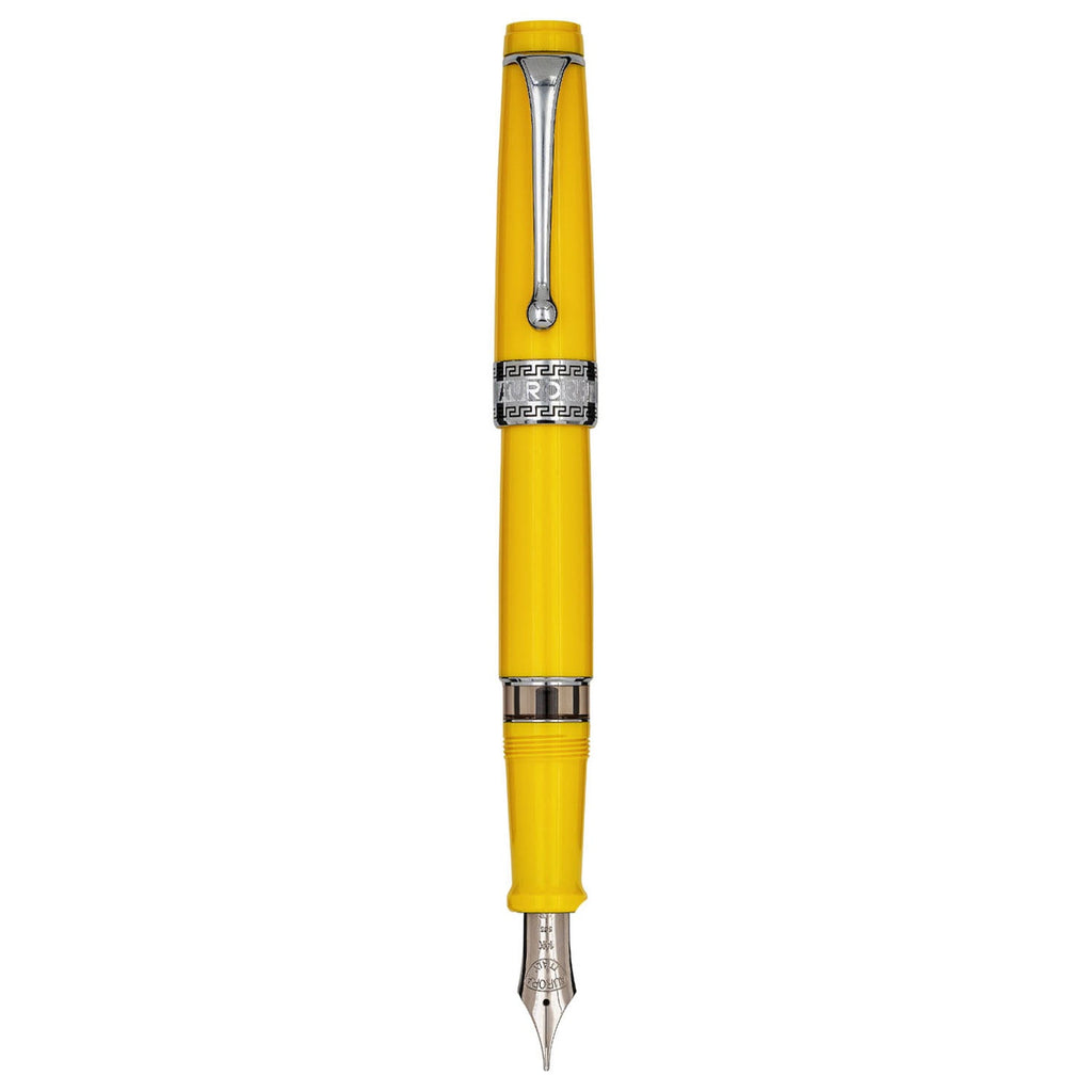 قلم حبر أصفر أورورا أوبتيما فليكس 997-GI (إصدار محدود)