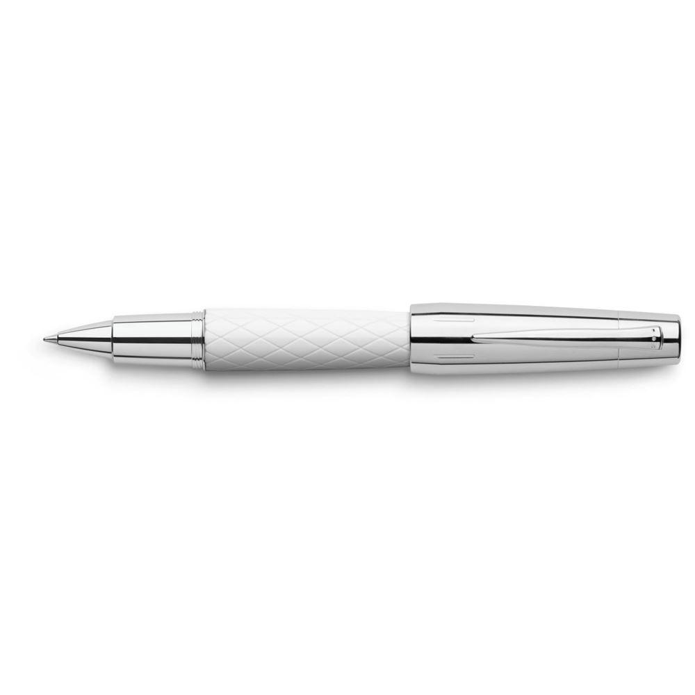 फैबर-कास्टेल इमोशन रोम्बस व्हाइट रोलर बॉल पेन 148595