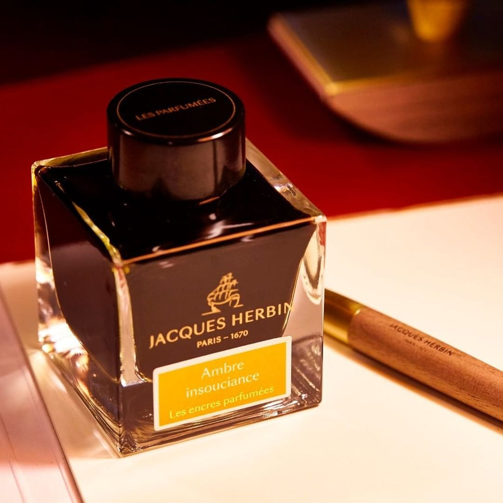 Jacques Herbin Scented Ink 50ml - Ambre Insouciance