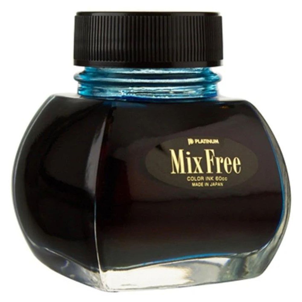 प्लैटिनम मिक्सेबल इंक बोतल (एक्वा ब्लू - 60 एमएल) INKM120057