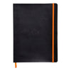 دفتر رودياراما أسود ناعم الغلاف (190 × 250 ملم - مسطر) 117502C