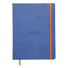 دفتر رودياراما ذو الغلاف الناعم باللون الأزرق الياقوتي (190 × 250 ملم - منقط) 117558C