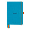 كتاب الأهداف ذو الغلاف الصلب باللون الفيروزي من رودياراما (148 × 210 ملم - منقط) 118576C