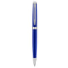 قلم حبر جاف من الفولاذ المقاوم للصدأ غير لامع نصف الكرة من Waterman باللون الأزرق CT 9000034682