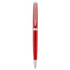 قلم حبر جاف من الفولاذ المقاوم للصدأ غير لامع نصف الكرة من Waterman باللون الأحمر 9000034683